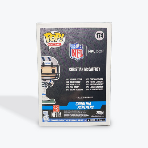 NFL Funko Pop! Christian McCaffrey (White Jersey) #174
