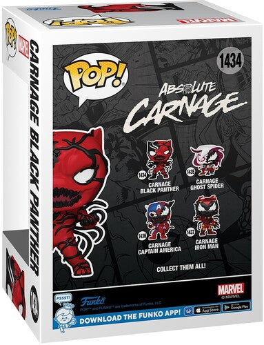 FUNKO POP! Marvel Comics: Carnage-ized - Black Panther