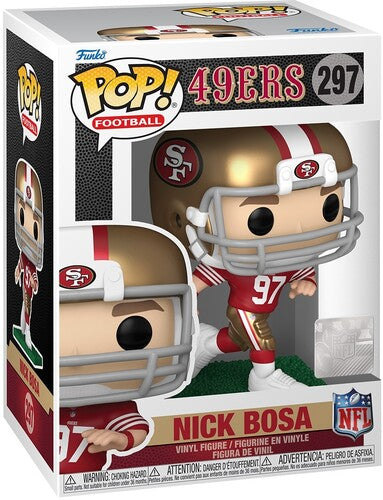 FUNKO POP! NFL: 49ers - Nick Bosa (Running) (Red & Gold Uniform)