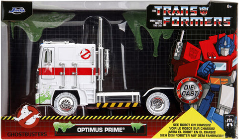 Jada Toys - Transformers G1 Optimus Prime Ghostbusters Mashup 1:24 Die-Cast Car