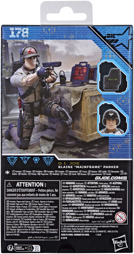 Hasbro Collectibles - G.I. Joe - Classified Series - #178, Blaine “Mainframe” Parker Action Figure