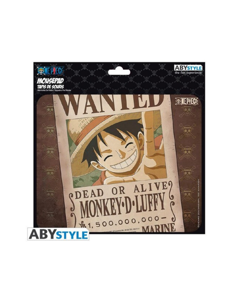 One Piece - Mousepad - Wanted Poster Luffy