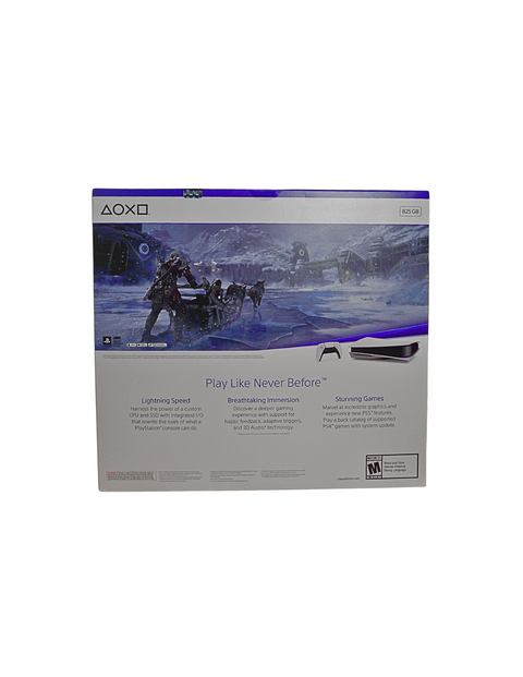 PlayStation 5 Console (Disc Edition) with God of War Ragnarök Bundle