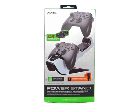 BIONIK BNK-9029 Xbox One Power Stand - Dual Controller Charging Dock