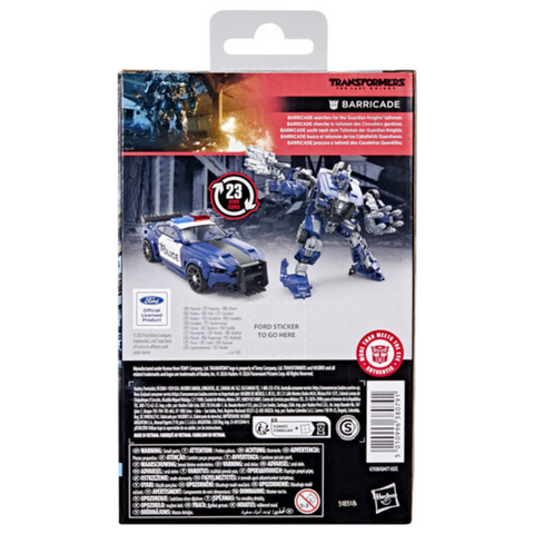 Transformers: The Last Knight - Studio Series - Deluxe Class Barricade Action Figure
