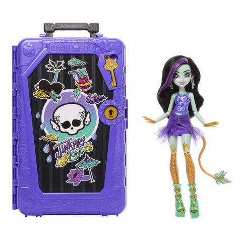 Mattel Collectible - Monster High Skulltimate Secrets: Gore-Geous Oasis Jinafire Long Doll & Playset