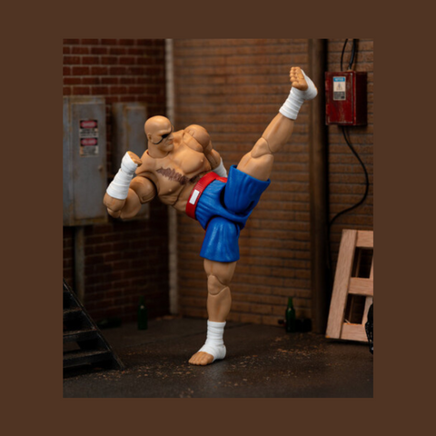 Jada Toys - Street Fighter II - Sagat Deluxe 1:12 Scale Action Figure