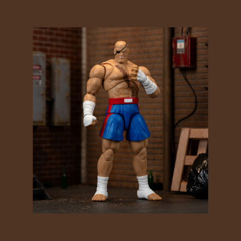 Jada Toys - Street Fighter II - Sagat Deluxe 1:12 Scale Action Figure