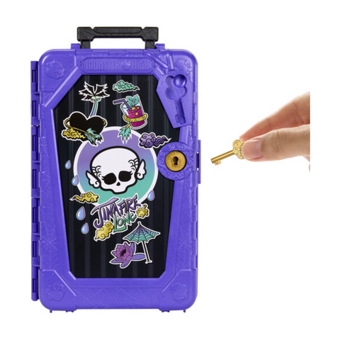 Mattel Collectible - Monster High Skulltimate Secrets: Gore-Geous Oasis Jinafire Long Doll & Playset