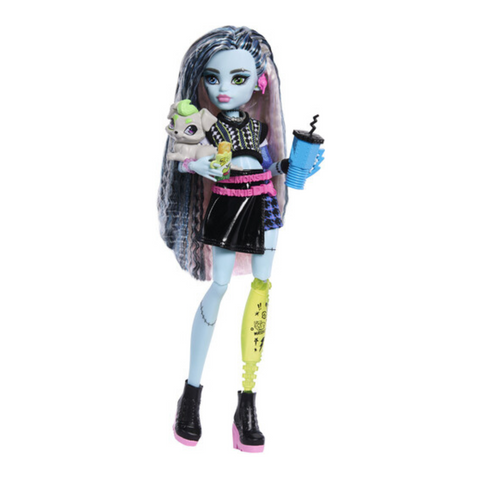 Mattel Collectible - Monster High Frankie Stein Doll with Pet Watzie