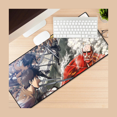 Attack on Titan - XXL Mousepad - Eren vs Colossal Titan