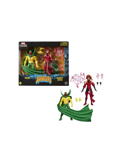 Avengers: The Crossing Comics - Marvel Legends - Vision & Scarlet Witch Action Figure 2-Pack