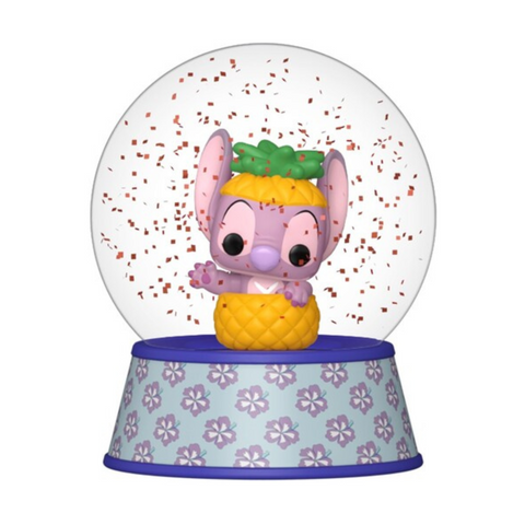 Funko POP! Mini Glitter Globe: Stitch – Angel in Pineapple (Disney)