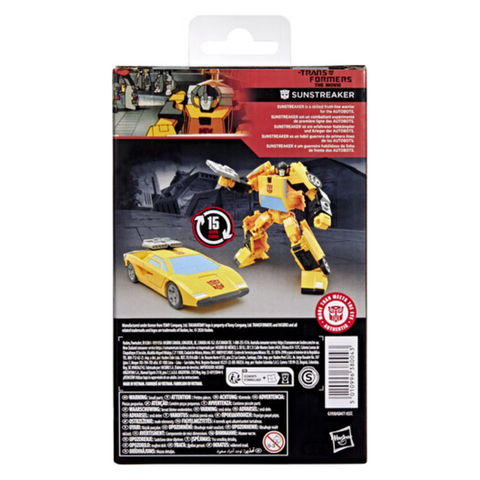 Transformers Studio Series – Deluxe Class Sunstreaker Action Figure (The Transformers: The Movie)