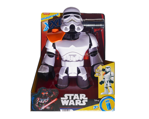 Imaginext STAR WARS Stormtrooper XXL Figure, 16+ Inch Tall Poseable Toy with Launcher