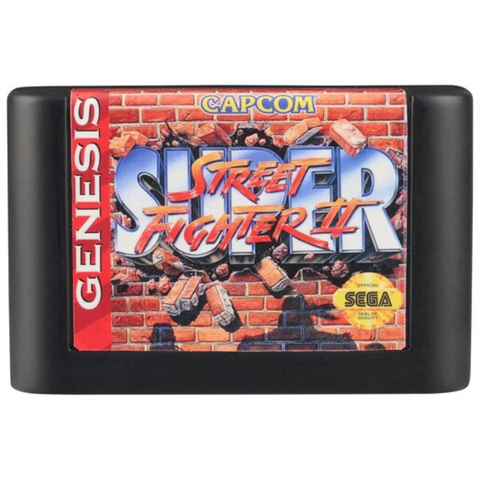 Console Heroes Sega Street Fighter Cartridge Playset