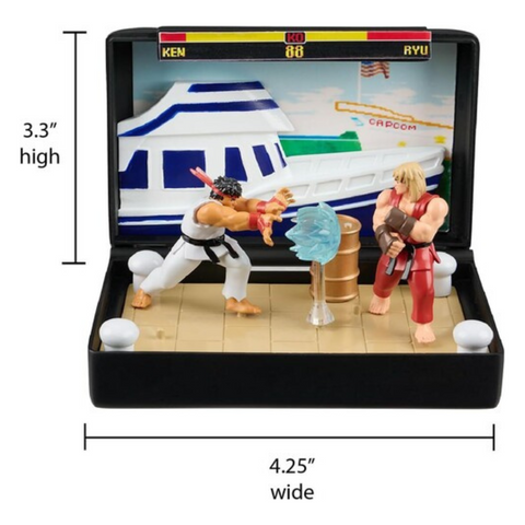 Console Heroes Sega Street Fighter Cartridge Playset