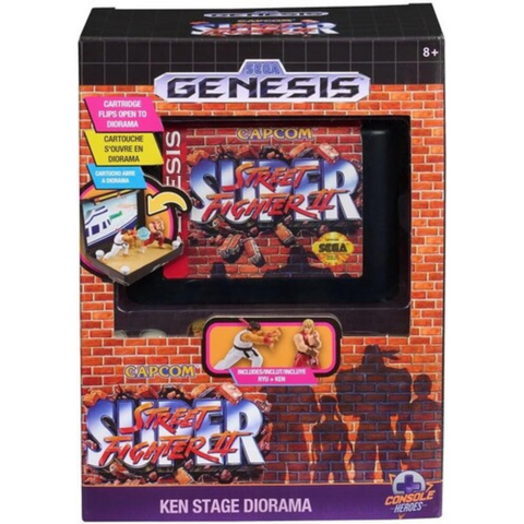 Console Heroes Sega Street Fighter Cartridge Playset