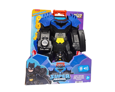 Imaginext DC Super Friends Batman Flight Mech Toy with Lights, Sounds & Action Figure