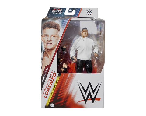 Mattel WWE Elite Action Figure & Accessories, 6-inch Collectible Channing “Stacks” Lorenzo with 25 Articulation Points, Life-Like Look & Swappable Hands