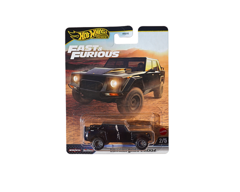 Lamborghini LM002 Black "Fast & Furious" (2009) Movie "Fast & Furious" Series Diecast Model Car by Hot Wheels