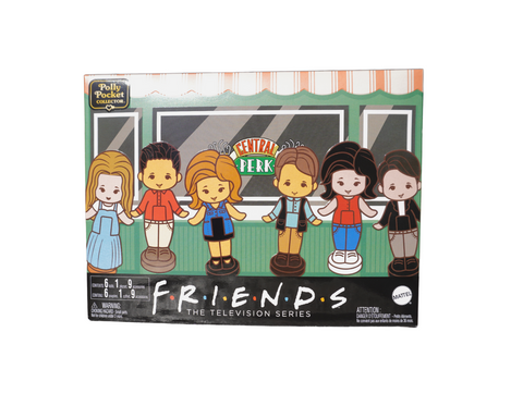 Polly Pocket Playset, Friends Compact with 6 Dolls and 9 Accessories