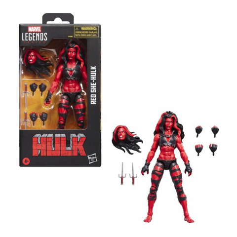 Hasbro Collectibles - Hulk Comics - Marvel Legends - Red She-Hulk Action Figure