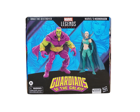 MARVEL Legends Series Drax The Destroyer Moondragon, 2 Comics-Inspired 6 Inch Action Figures