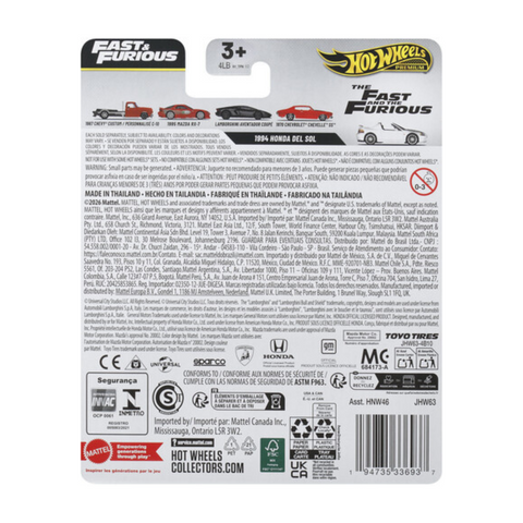Mattel - Hot Wheels Premium - Honda Del Sol
