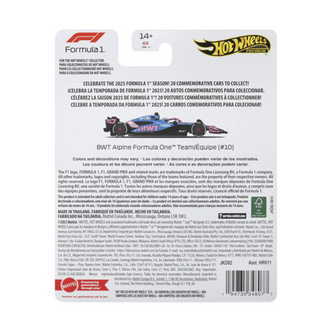 Mattel - Hot Wheels Premium - Race Team Alpine Driver 1