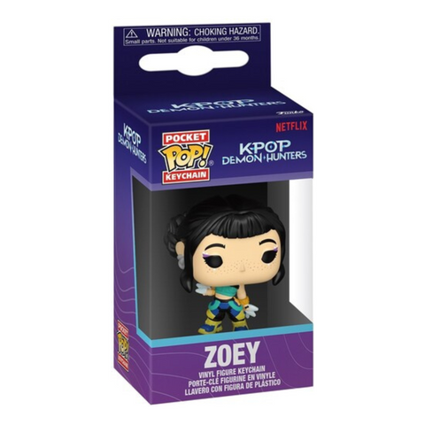 Funko POP! Keychain: KPop Demon Hunters – Zoey (KPDH)