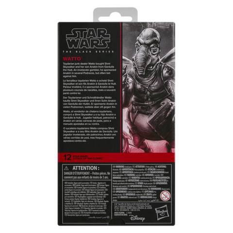 Star Wars: Attack of the Clones – Black Series – Watto Action Figure