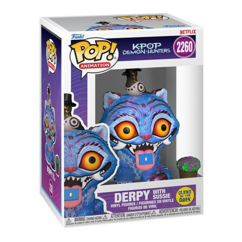 Funko POP! Anime: KPop Demon Hunters - Derpy with Sussie (Glow-in-the-Dark) (KPDH)