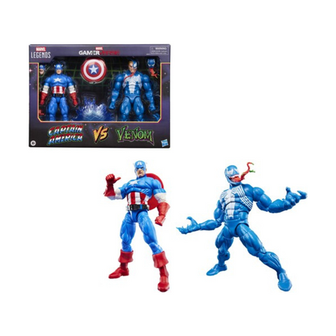Hasbro Collectibles - Gamerverse - Marvel Legends - Captain America vs Venom Action Figure 2-Pack