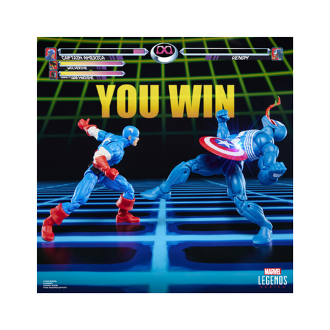 Hasbro Collectibles - Gamerverse - Marvel Legends - Captain America vs Venom Action Figure 2-Pack