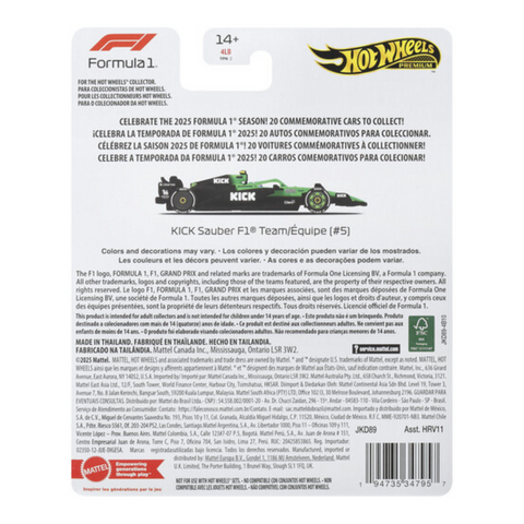Mattel - Hot Wheels Premium - Race Team - Sauber Driver 2